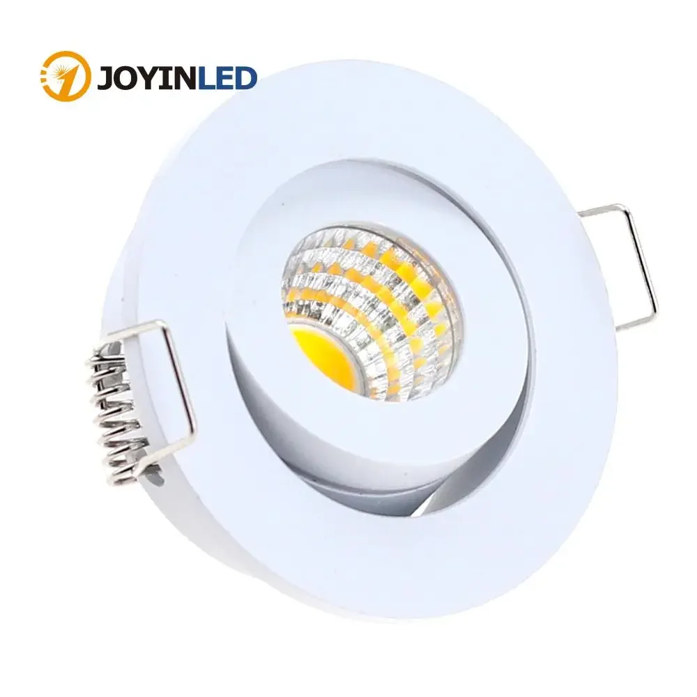 ĐÈN LED chống nước Xuống đèn Có Thể Điều Chỉnh Âm Trần 3W AC90-260V/DC LED IP65 Đèn Downlight Âm Trần LED Ngoài Trời Ốp Trần Đèn LED MINI điểm Màu Sắc