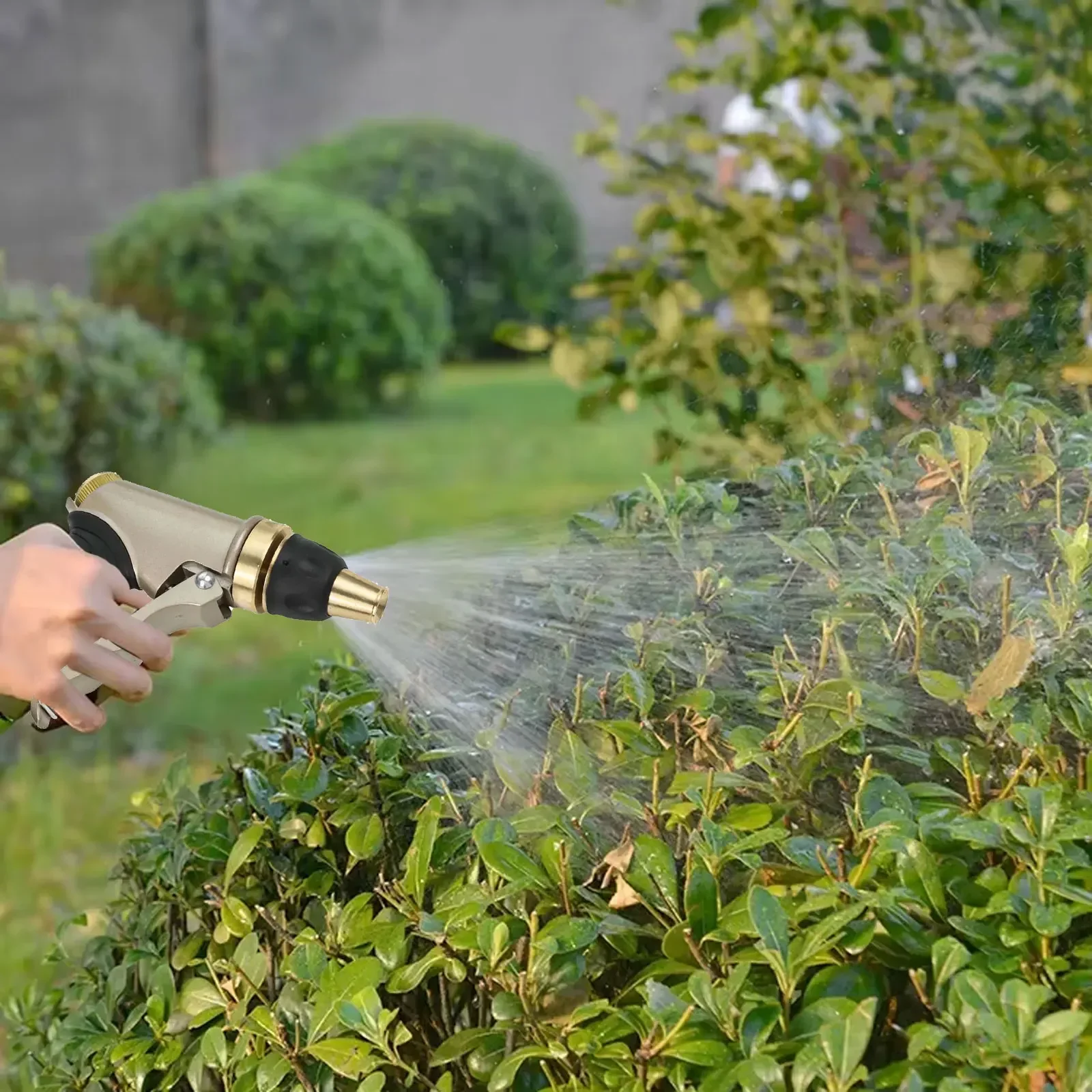 

Эффективный садовый разбрызгиватель высокого давления, из высококачественных материалов, простая установка, 14.5*11.5см, для ухода за садом