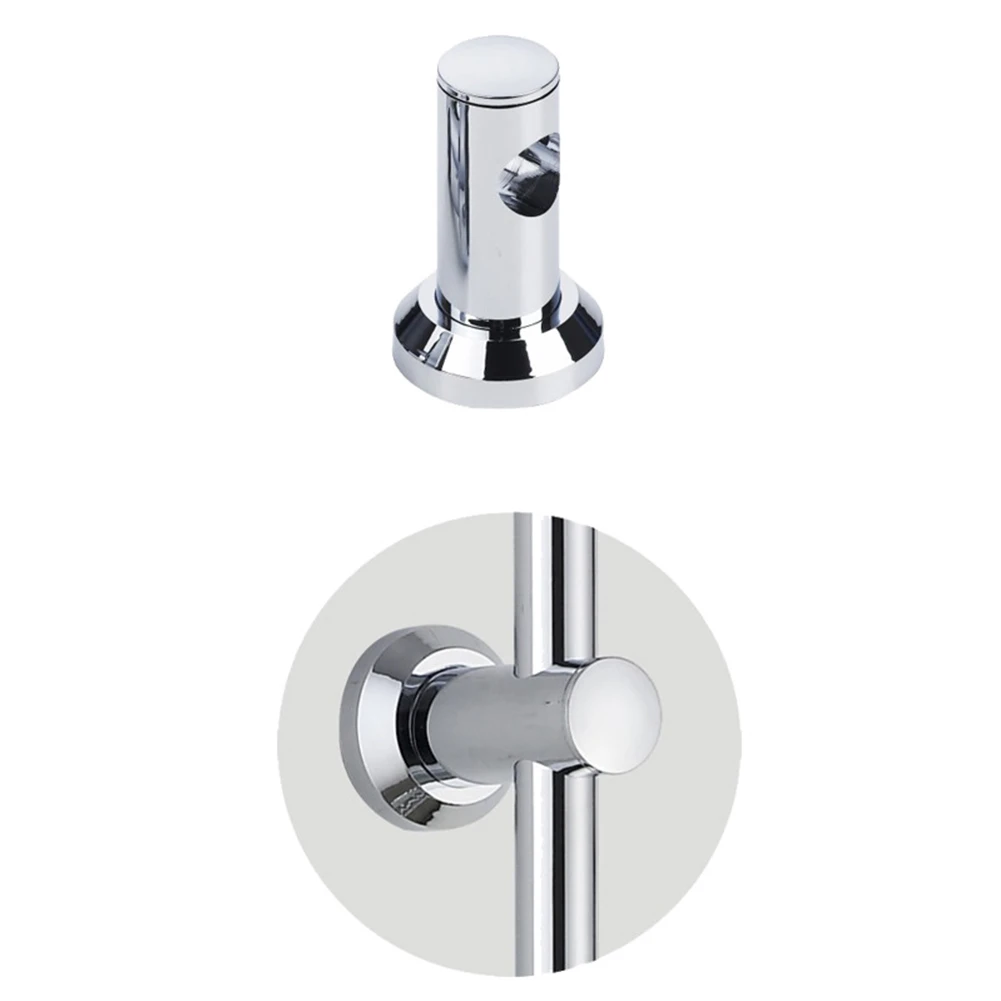 

22mm Wall Bracket Riser Bracket Wall Rod Bracket Shower Fitting Holder ABS Bathroom Shower Lift Rod Fixed Base