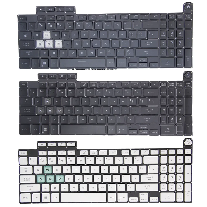 Nuevo teclado retroiluminado para ordenador portátil de EE. UU. para Asus TUF Gaming A15 F15 FA507 FA507RC FA507RE FX507 FX517 A17 FA707 F17 FX707 FX707ZC