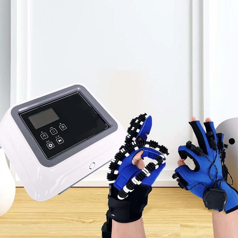 

Intelligent Massage Gloves Robot Rehabilitation Gloves for Stroke Hemiplegia Hand Function Recovery Finger Trainer hand exercise