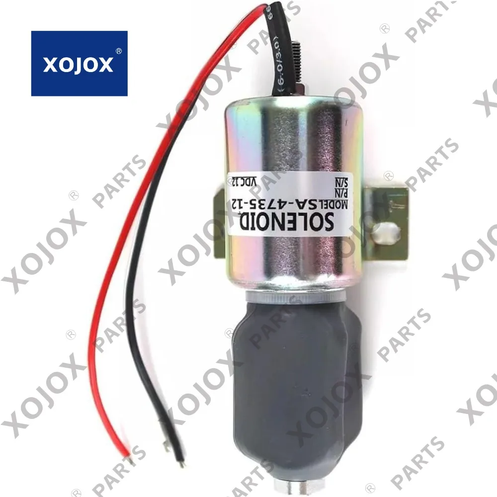 

XOJOX Shutoff Solenoid 24V 1756ES-24E3ULB1S5 SA-4735-24 Compatible with Excavator R200-5E R200-5