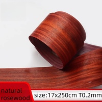 Natural rosewood veneer furniture speaker veneer home decoration adhesive surface veneers for wooden doors size:17x250cm T0.2mm