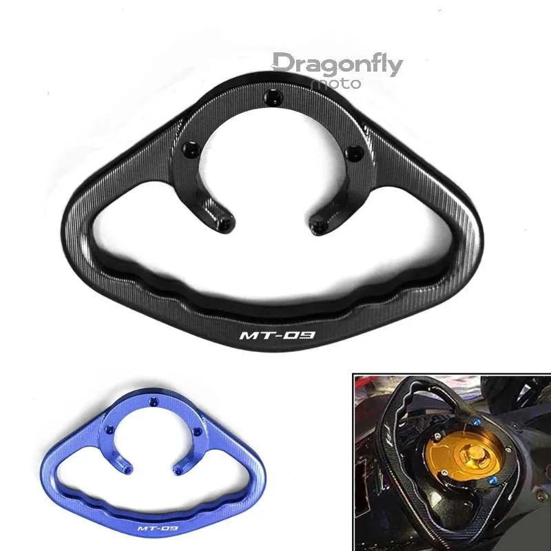 

Motorcycle CNC Passenger Handgrips Tank Armrest Grab Handle Bar Hand Grip For Yamaha MT-09 MT09 MT 09 Tracer FZ09 FZ-09 All Year