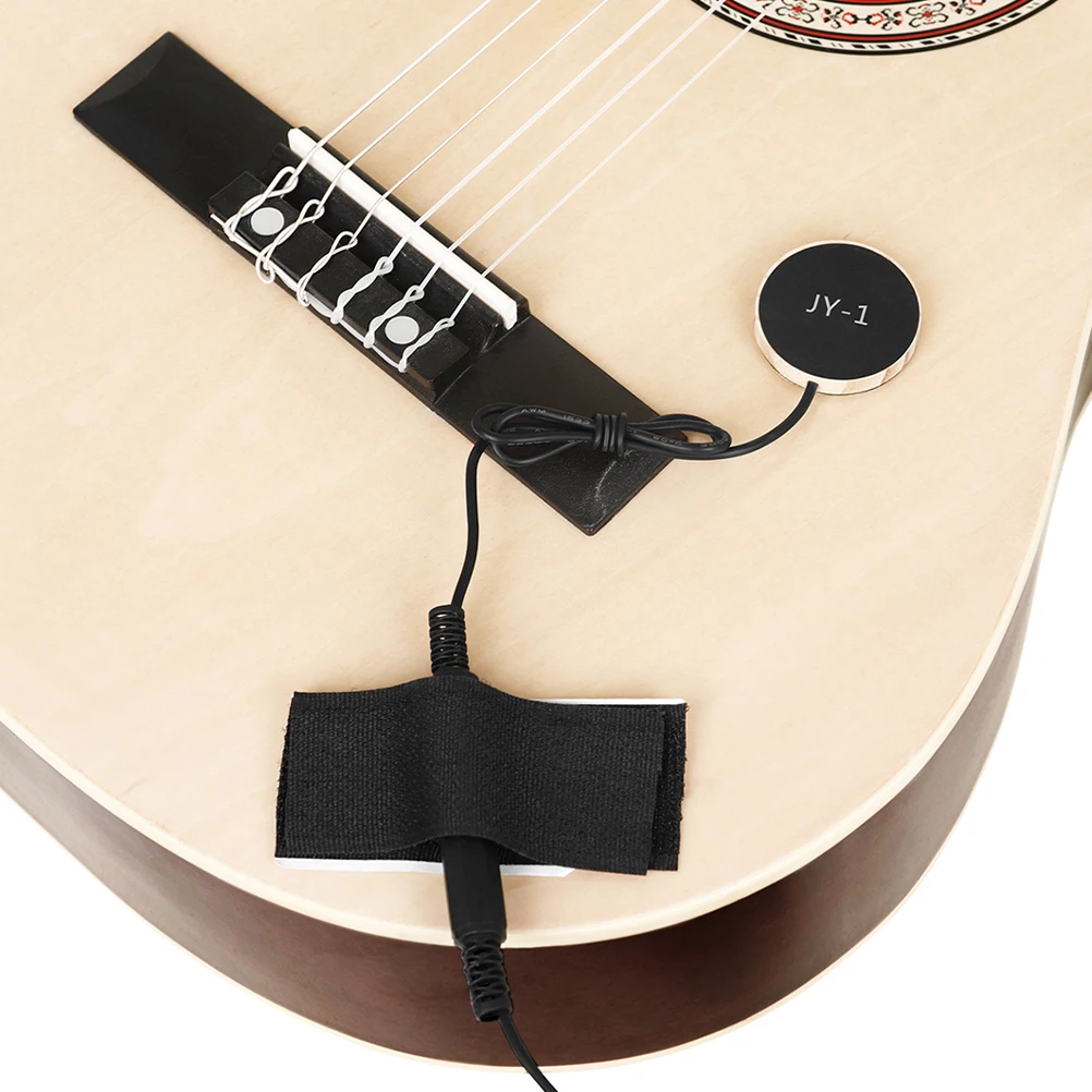

Practical Pickup for Guitar Pickups Acoustic Sound Hole Classical Black Plastic