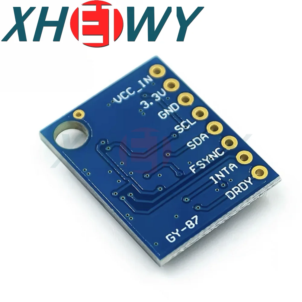 Módulo de Sensor GY-87 10DOF para Arduino Power, alta precisión, 3V-5V, MPU6050, HMC5883L, BMP180, GY87