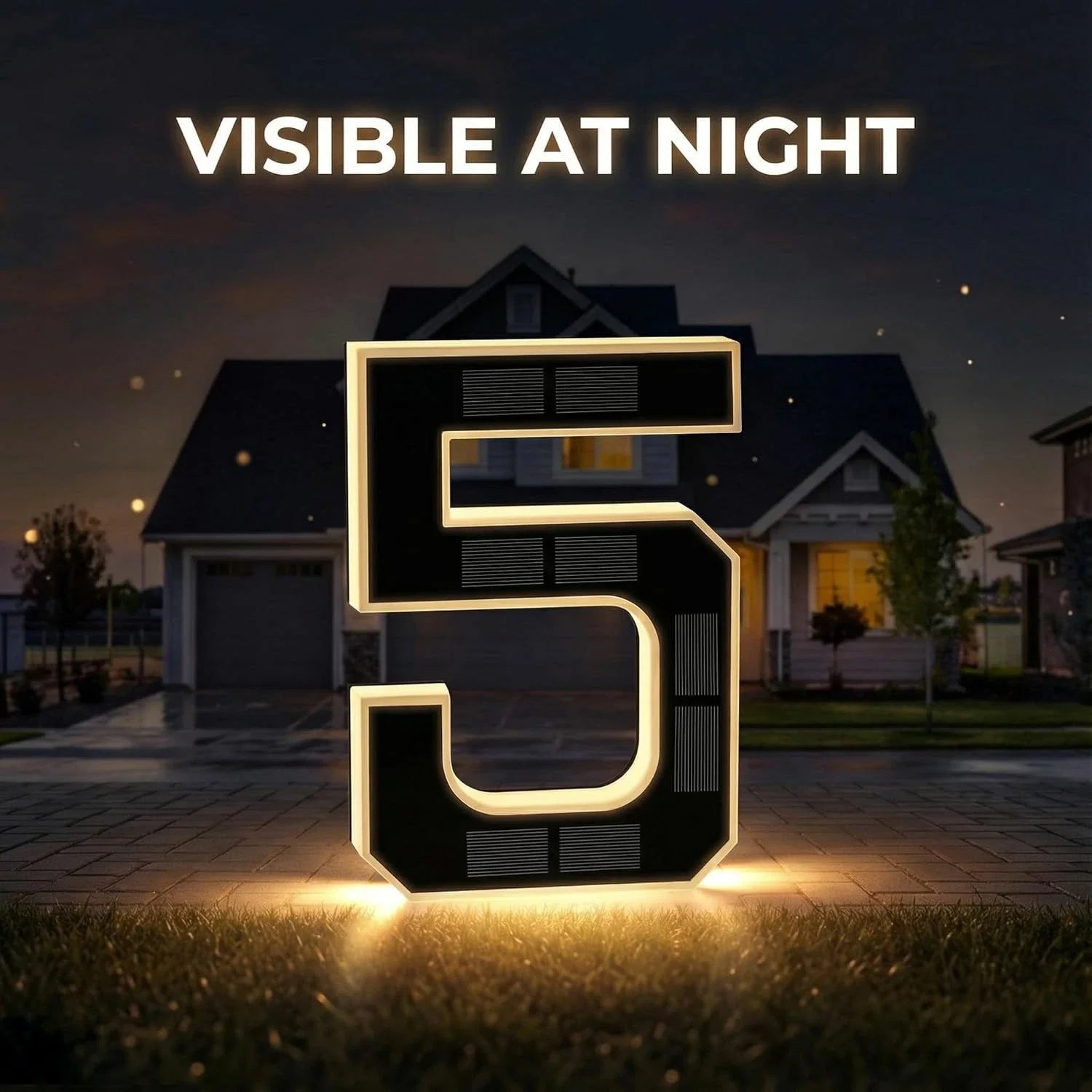 Outdoor Power Number - Numeri Civici Solari Illuminati a LED