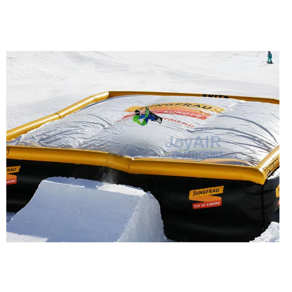 Freefall Stunt Training Airbag Inflatable PVC Rescue Landing Mat For Snowboard Includes Repair Kits Minimum Order 1 Piece