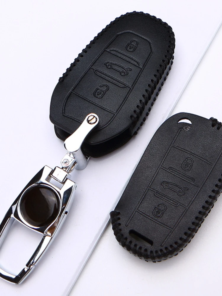 Suitable for Peugeot  5008 Peugeot 308 Key Set 408 New 508 Car 3008 4008 Set 2008 Logo Buckle