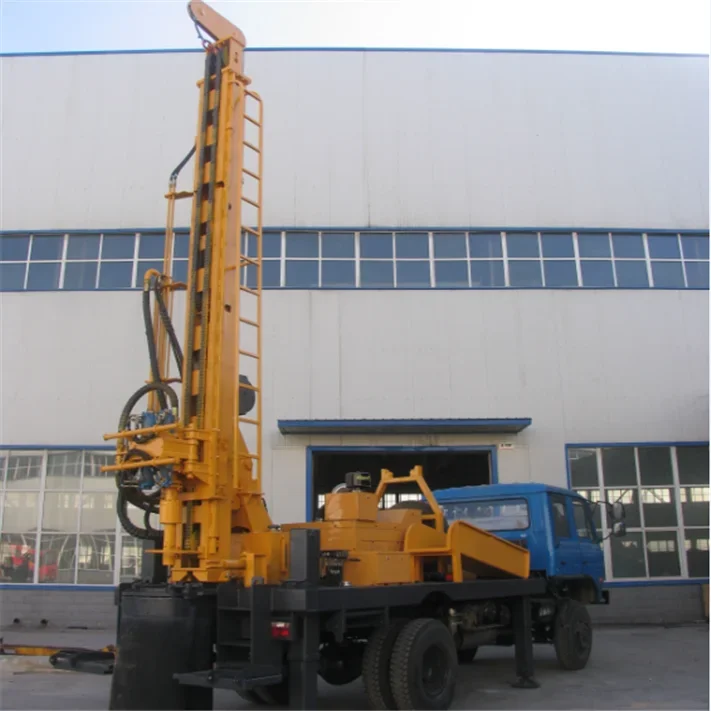 New 350m 20m 180m Truck-Mounted Water Well Drilling Rig / Drilling Machinewith Mud Pump or Air Compressor Free After-sales