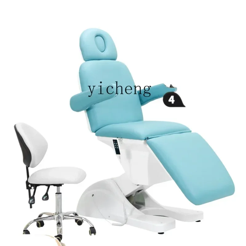 ZF Facial Bed Tattoo Chair Lifting Minimally Invasive Physiotherapy High-End Stainless Steel Shampoo Chair