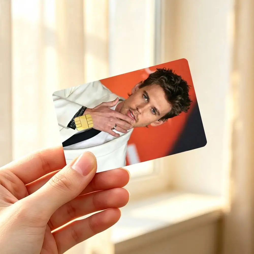 American-n actor-r Austin Butler Credit Card HD Stickers Premium matte film effectively prevents fingerprints and daily abrasion