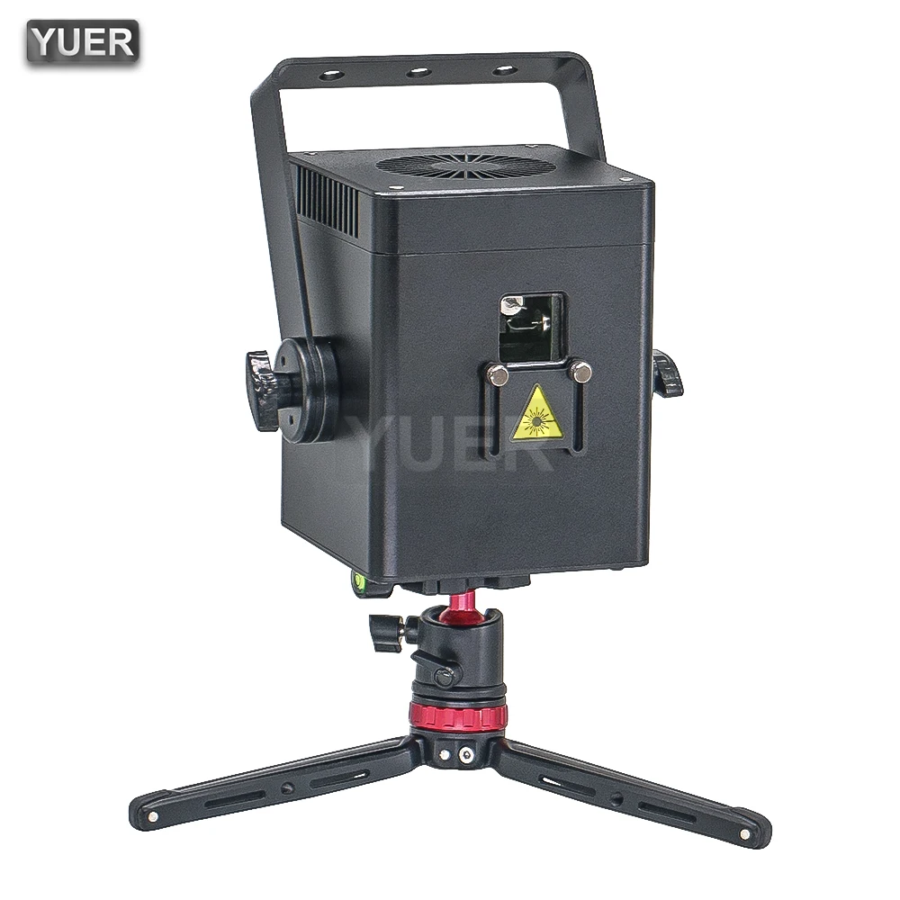 YUER 30KPPS 6W Battery Powered Full Color Bluetooth App Control Laser Light AnimationDMX512 Dj Disco Club Wedding Stage Effects