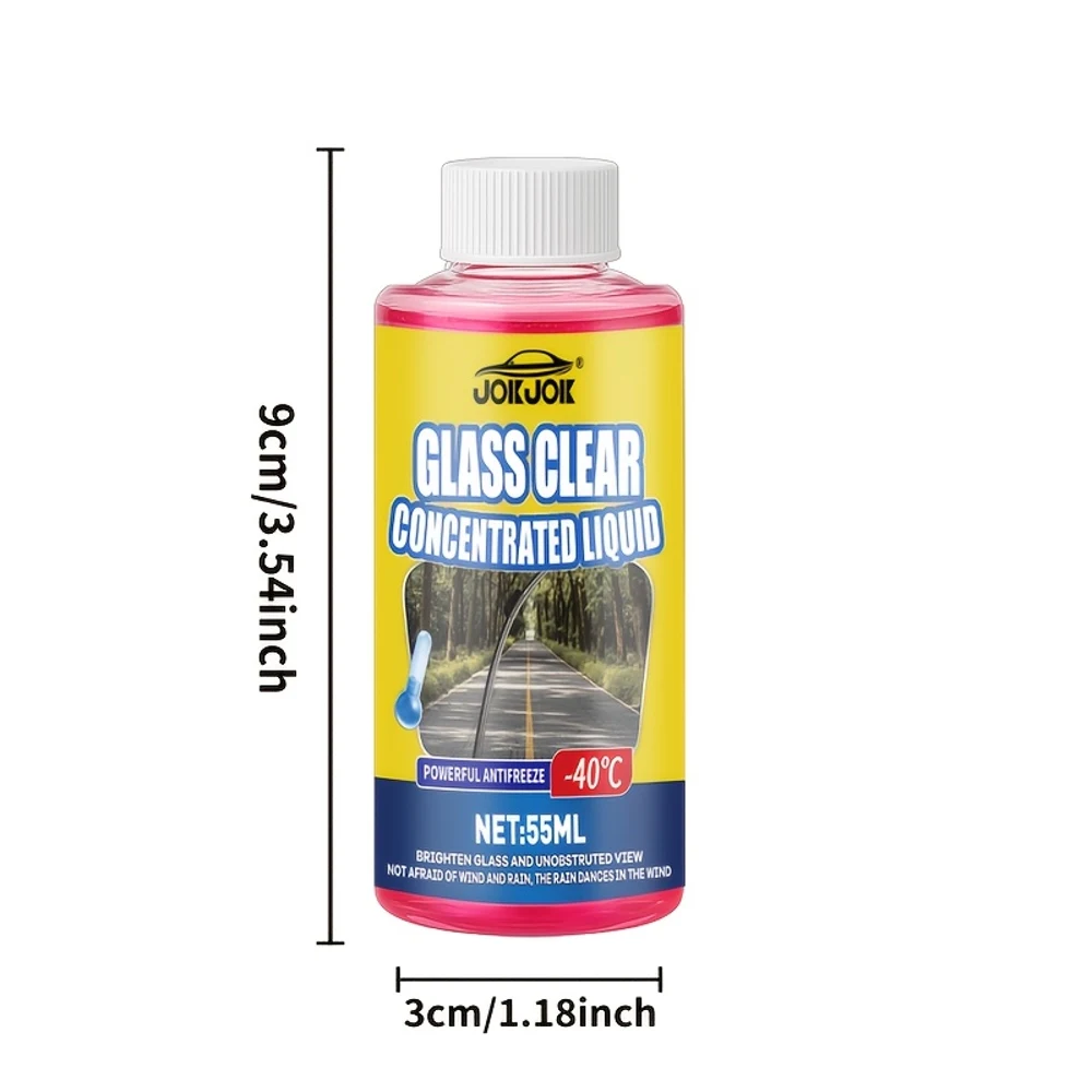 JOKJOK Windshield Rain Repellent Coating Compatible for -Fog & Rain Glass Treatment, Quick Clear Visibility, Frost-Proof Formula