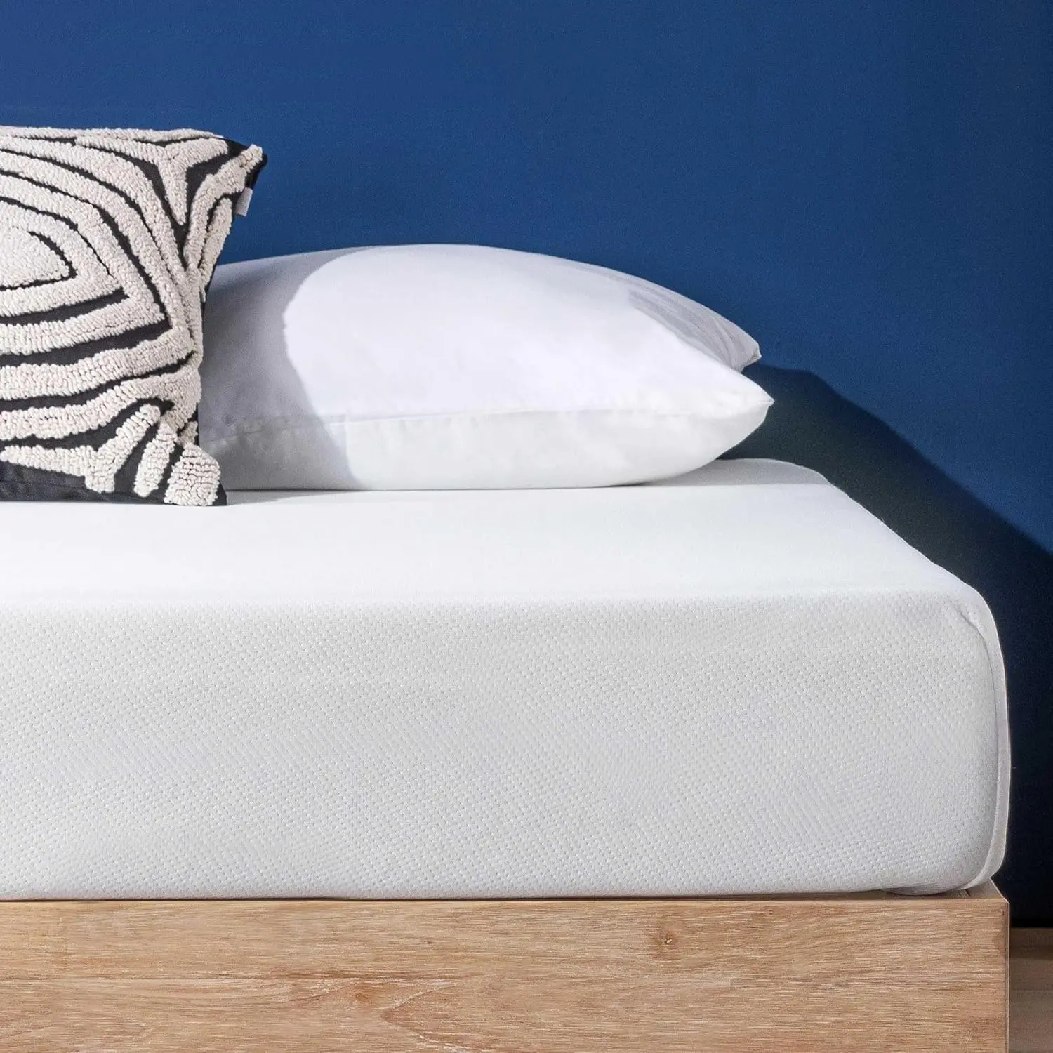 Colchão de espuma viscoelástica com gel refrescante de 8 polegadas, seguro certificado, tamanho duplo em uma caixa