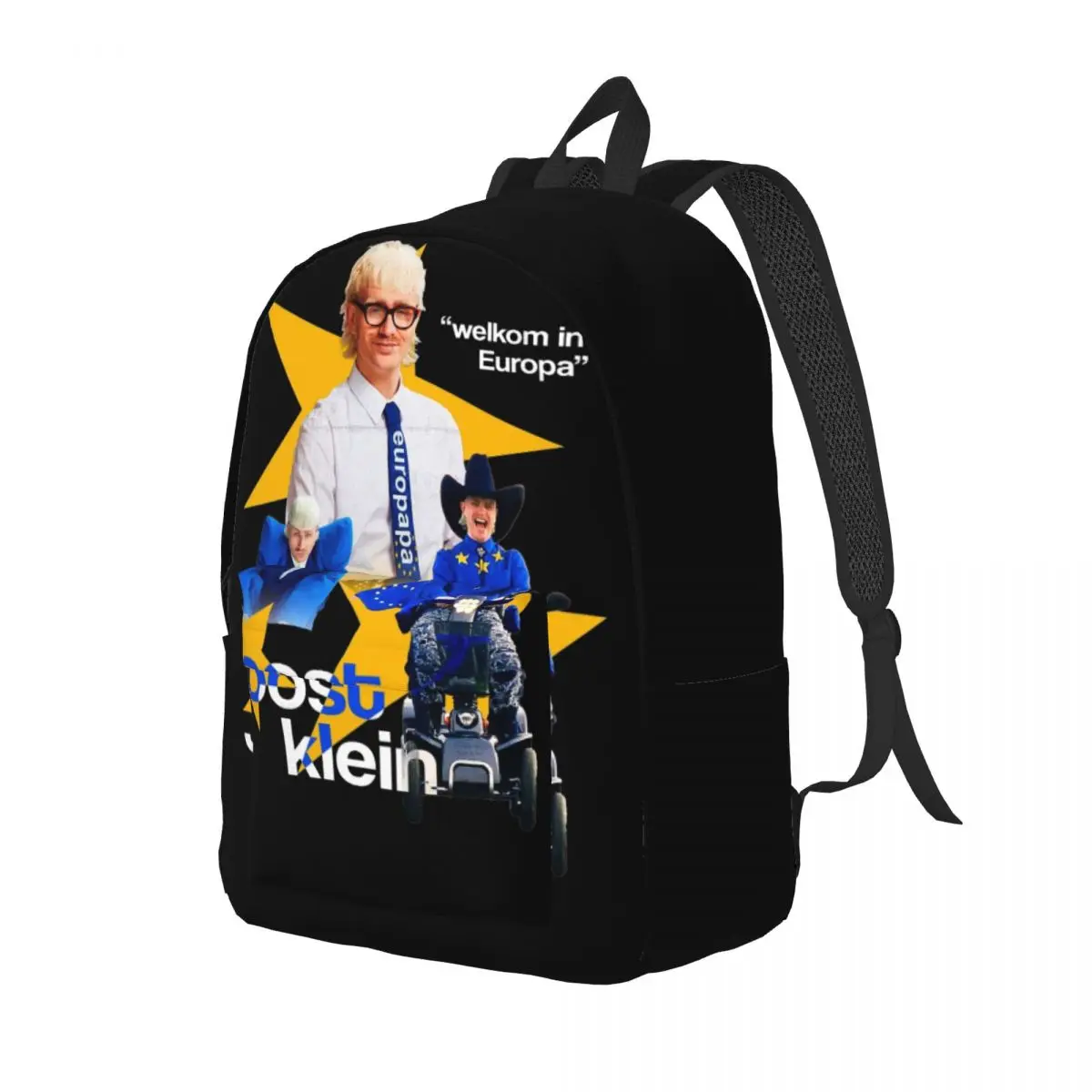 Novelty  Joost Klein Europapa Eurovisions 2024 Netherlands Backpack Men Big Backpacks High School Bags Fans Gift Custom Rucksack