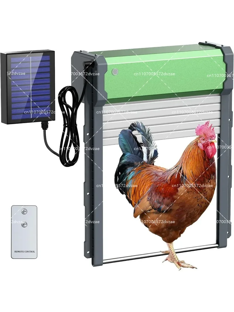 

Solar automatic chicken door - with timer and light sensor