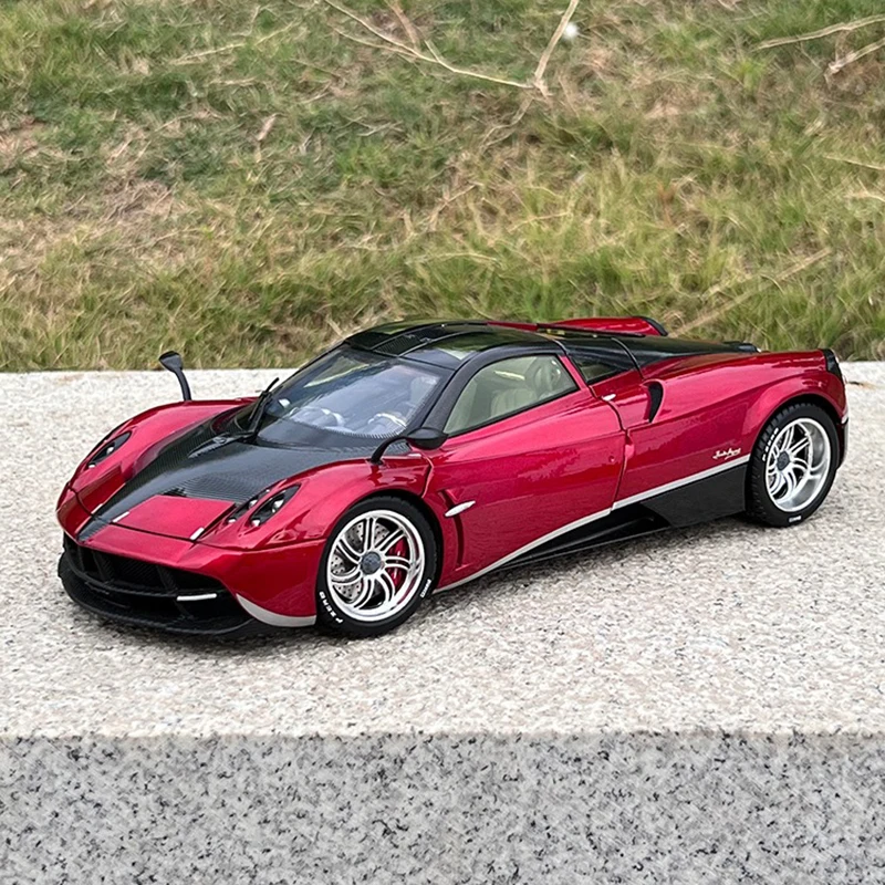 1/18 Pagani Huayra Roadster Supercar Car Metal Diecast Model Car Simulation Boy Toys Gifts Ornament Collection