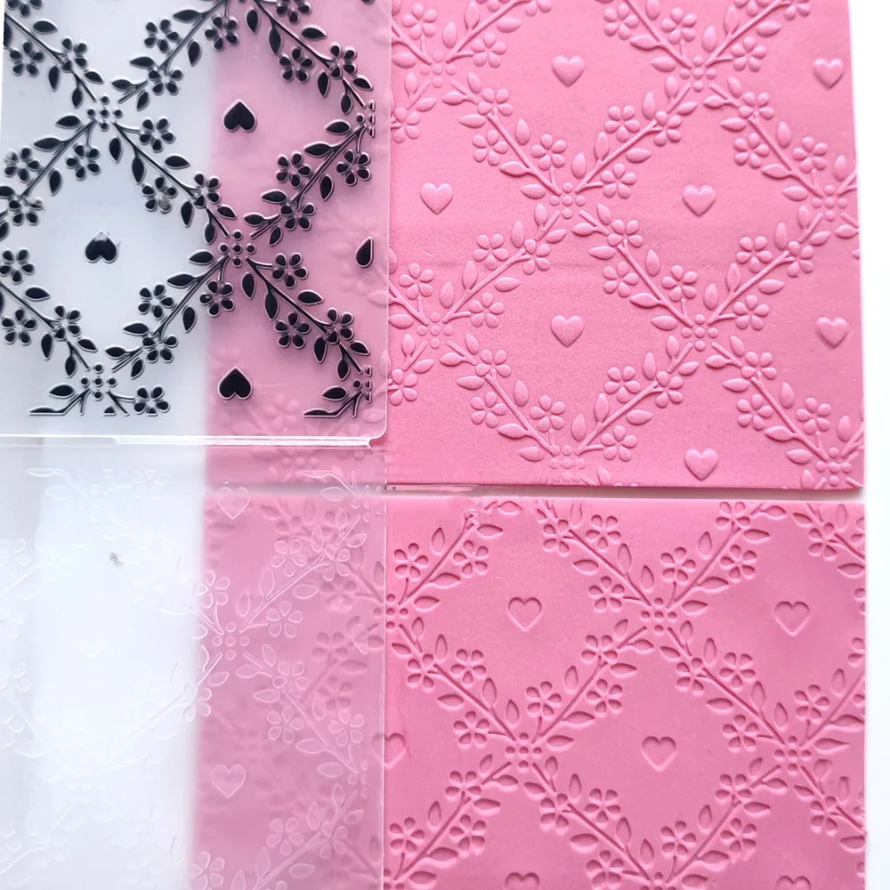 SNASAN Soft Pottery Polymer Clay Concave Convex Embossing Mold Flower Leaf Snowflake DIY Earrings Jewelry Making Tools