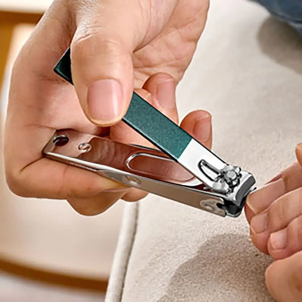 6-teiliges Set, spritzwassergeschütztes Nagelknipser-Set aus Edelstahl, buntes 6-teiliges Set, Nagelknipser-Reparaturwerkzeug, tragbares Pediküre-Werkzeug