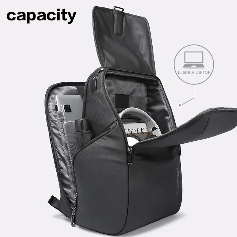 Mochila casual masculina e feminina, mochila escolar com compartimento para laptop, à prova d'água, designer de moda, mochilas de negócios