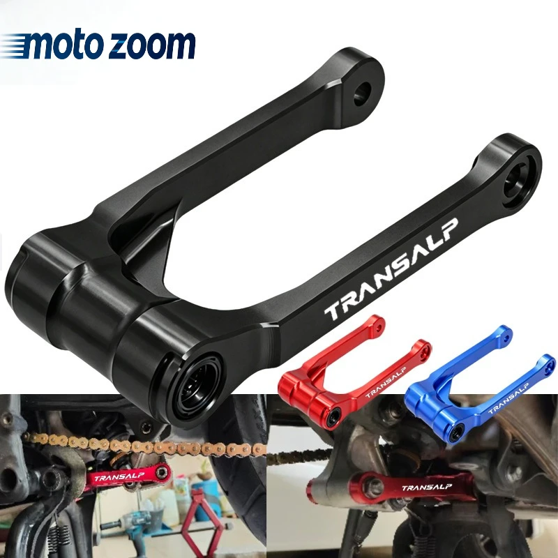 Motorradzubehör Einstellbarer Hecktieferlegungssatz Stoßdämpfer-Kit für HONDA XL750 XL 750 Transalp 2023 2024