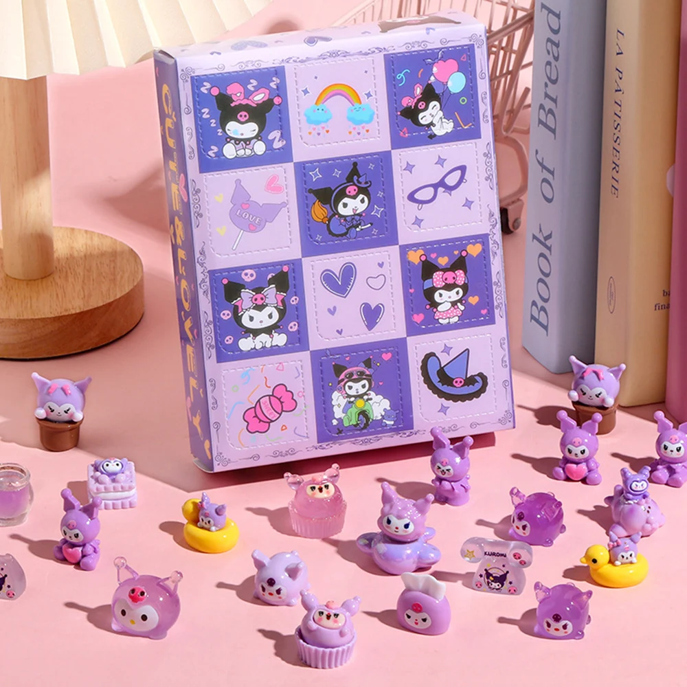 سانريو كورومي الأطفال مفاجأة صندوق أعمى لعبة بلدي ميلودي الراتنج الأطفال هدية سانريو صندوق أعمى كهف الموسيقى هدية