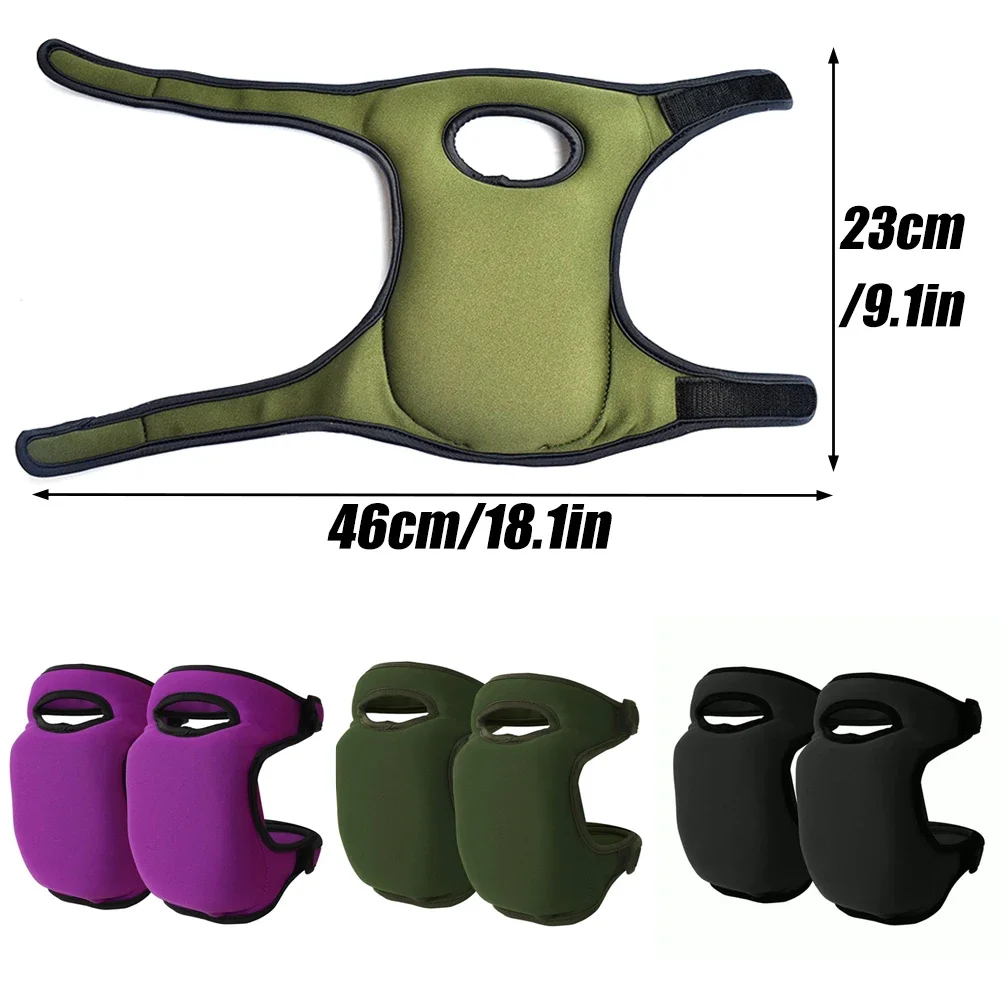 1Pair Knee Pads Non-Slip Thick Extra Foam Cushion for Scrubbing Floors,Gardening,Construction,Strong Adjustable Straps