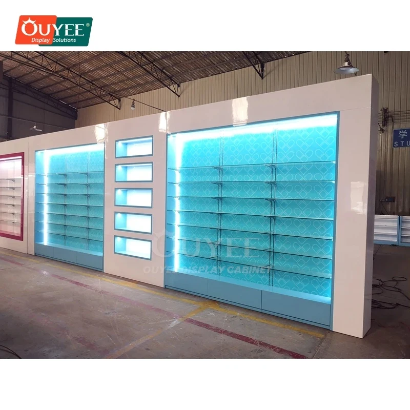 custom.Durable Pharmacy Oem Service Shopping Mall Pharmacy High Capacity Display Rack