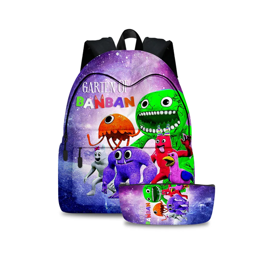 

New Backpack Garten of Banban Banban Garden Surrounding Primary and Secondary School Students Two-piece School Bag Pencil Case