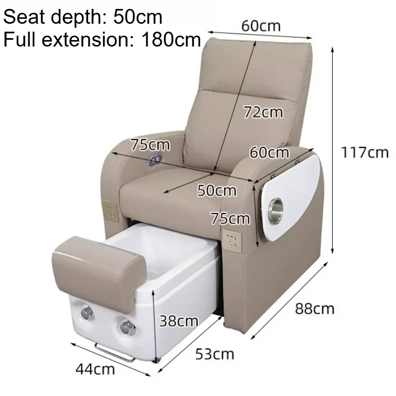 

Manicure Pedicure Chair Salon Adjustable Armrest Nail Spa Professional Pedicure Chair Spa Luxury Professional Pedicure Chair