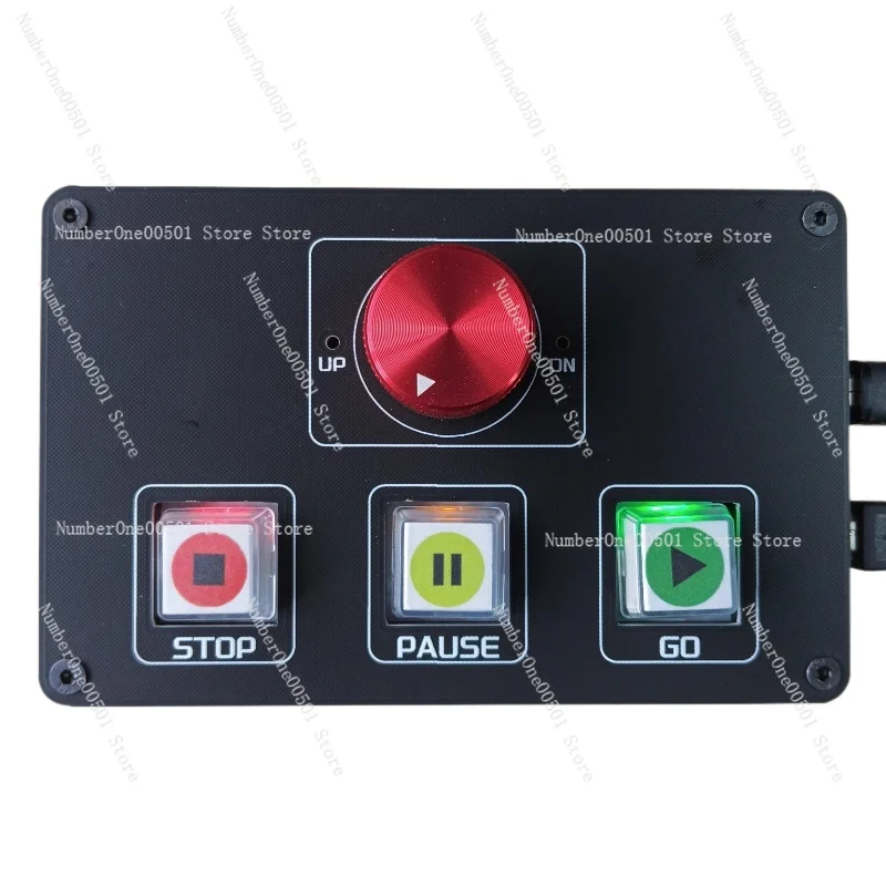 

Dual USB Audio Keyboard Shortcut Controller for Music Performance Media Contro