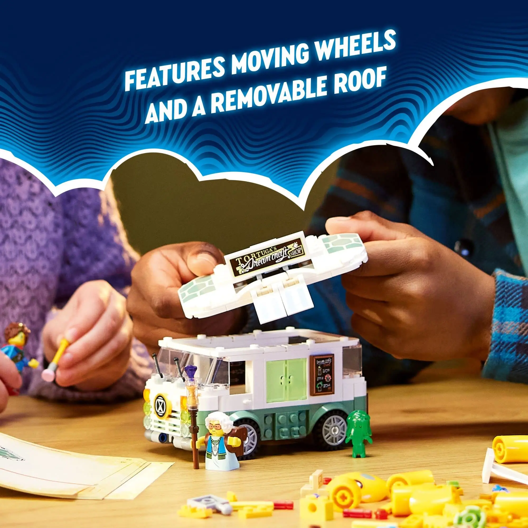 LEGO DREAMZzz Mrs. Castillo’s Turtle Van 71456 Vehicle for Fans of New TV Show 2-in-1 Building Set for Kids Boys Girls Ages 7+