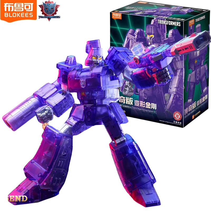 LED Original Blokees Transformers Megatron Decepticons Action Figure G1 Anime Puppe Legendary Edition Autobots Spielzeug WEIHNACHTEN Geschenke