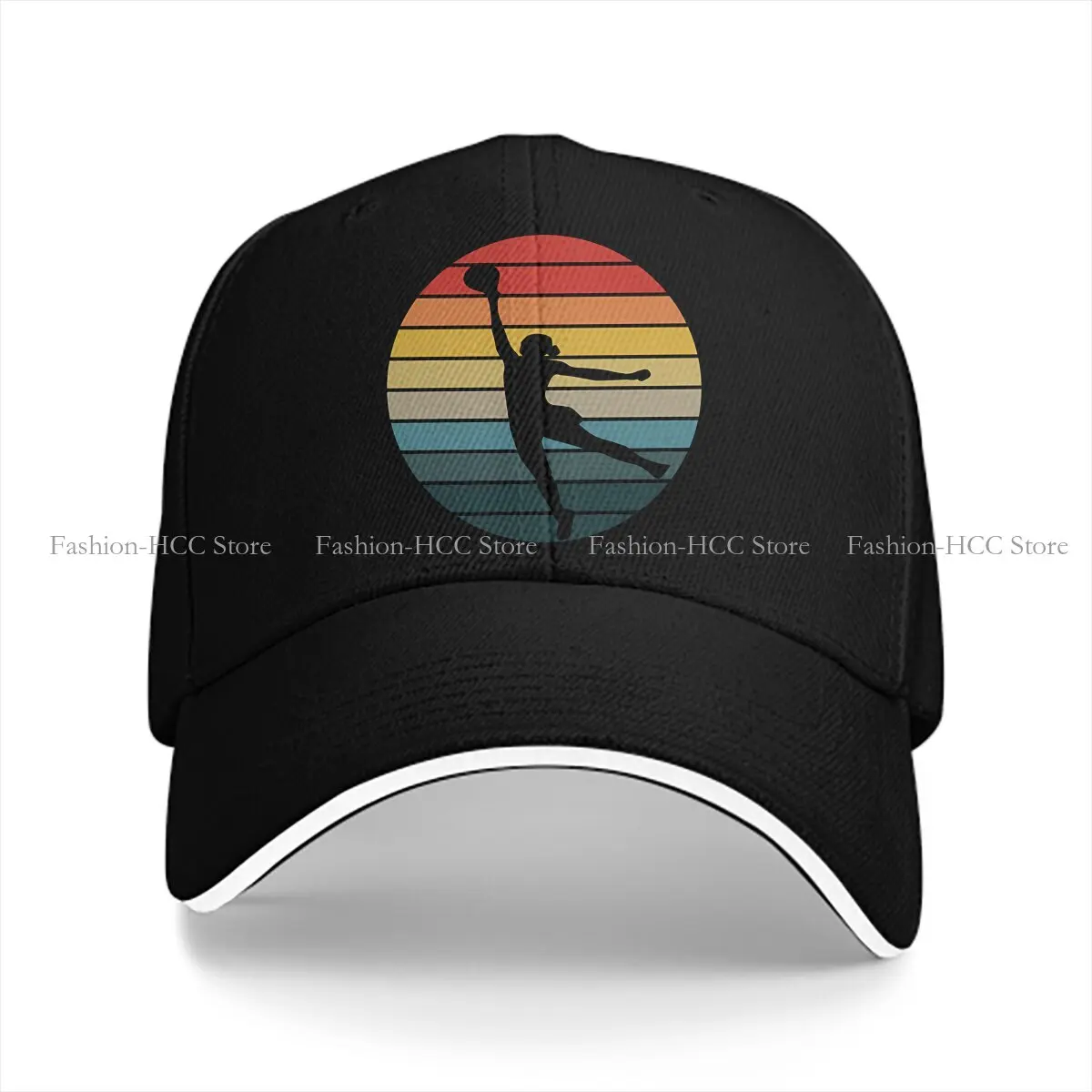 Washed Men's Baseball Cap Vintage WNBA Trucker Snapback Caps Dad Hat Basketball