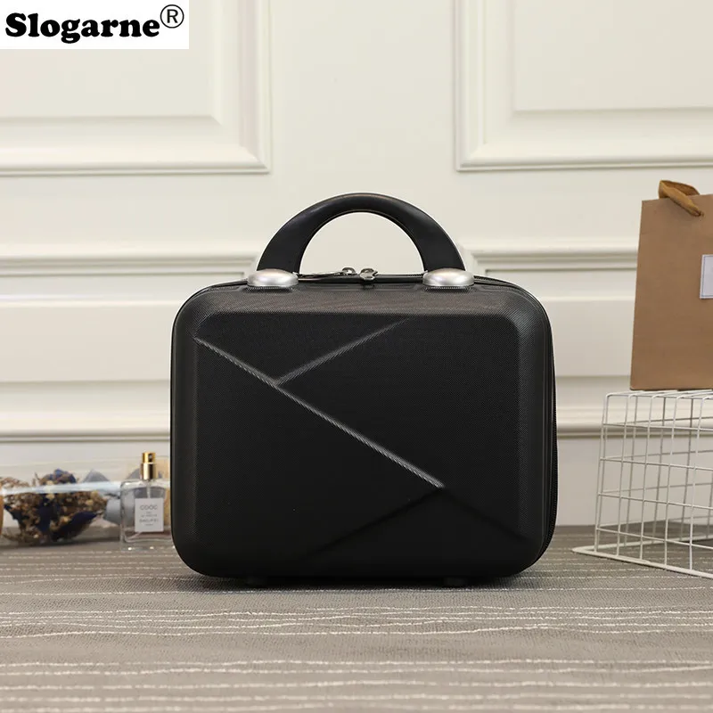 新しい 14 インチ化粧品ボックス女性のファッションスーツケースポータブル収納ボックスユニセックスミニ旅行スーツケースポータブル荷物バッグギフト