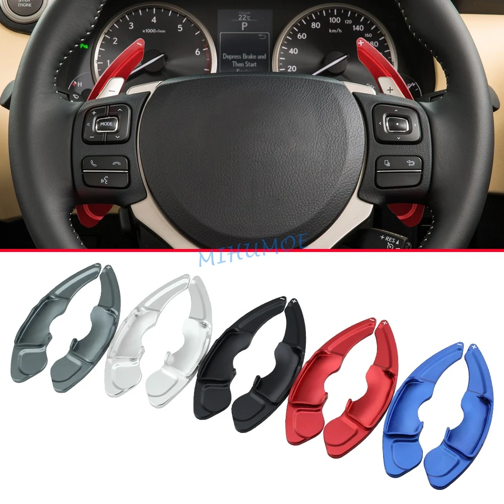 

For 2015-2021 Lexus IS250 NX300h IS NX 200t 300 Interior Car Steering Wheel Paddle Shifter Extension Accessories