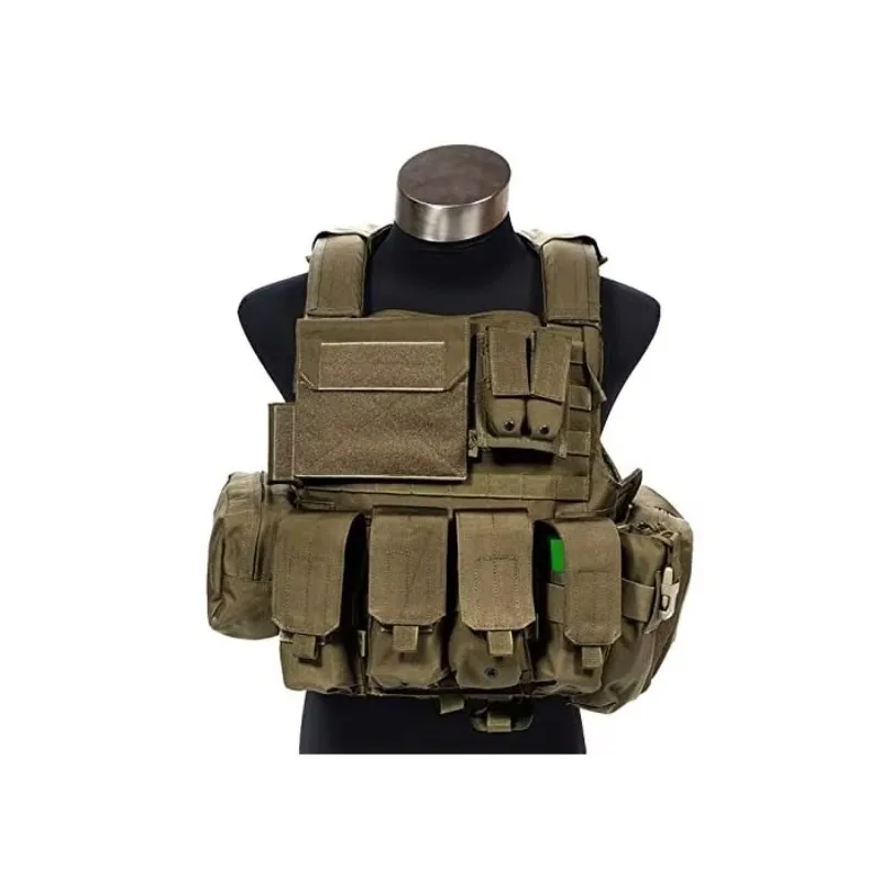 

Vanda Flexible Multi Pouches Inserted Plate Brown Tactical Force Recon Vest