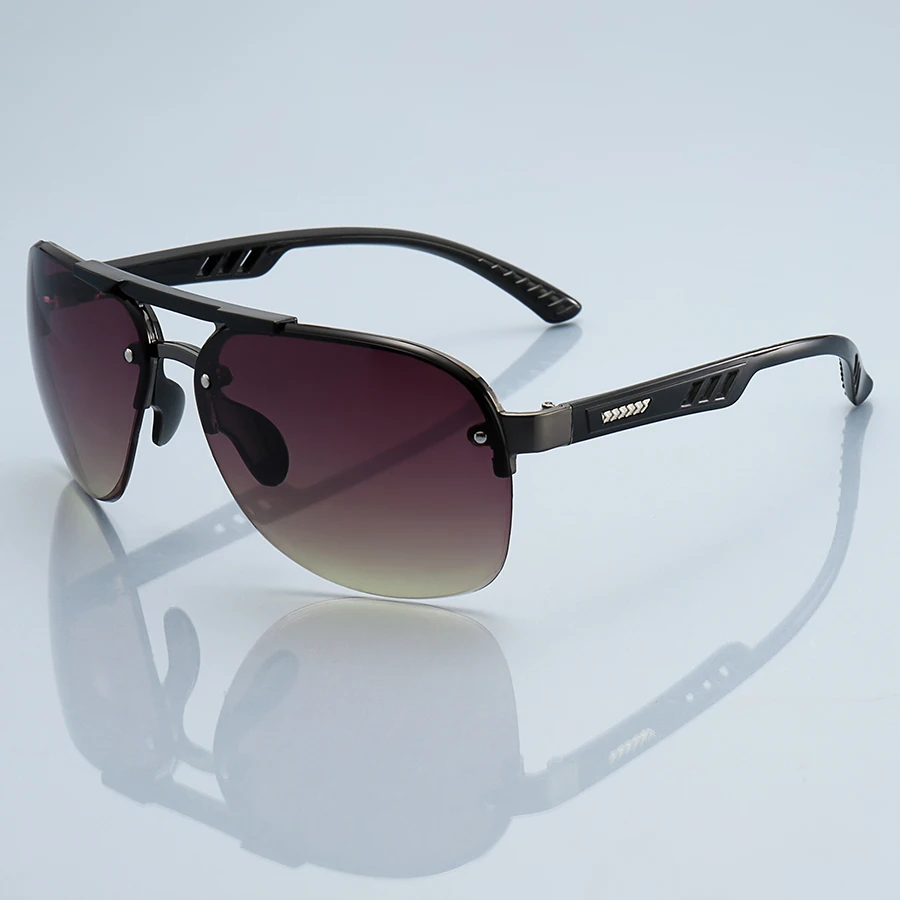 موضة خمر التدرج طيار النظارات الشمسية الرجال النساء الصيد القيادة رجل العلامة التجارية الفاخرة مصمم نظارات شمسية ريترو UV400 نظارات