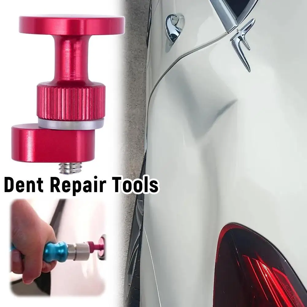 

4 шт. набор красных круглых прокладок из алюминиевого сплава, автомобильный ремонт вмятин, линия для выравнивания ямы, съемник холодного клея, аксессуары