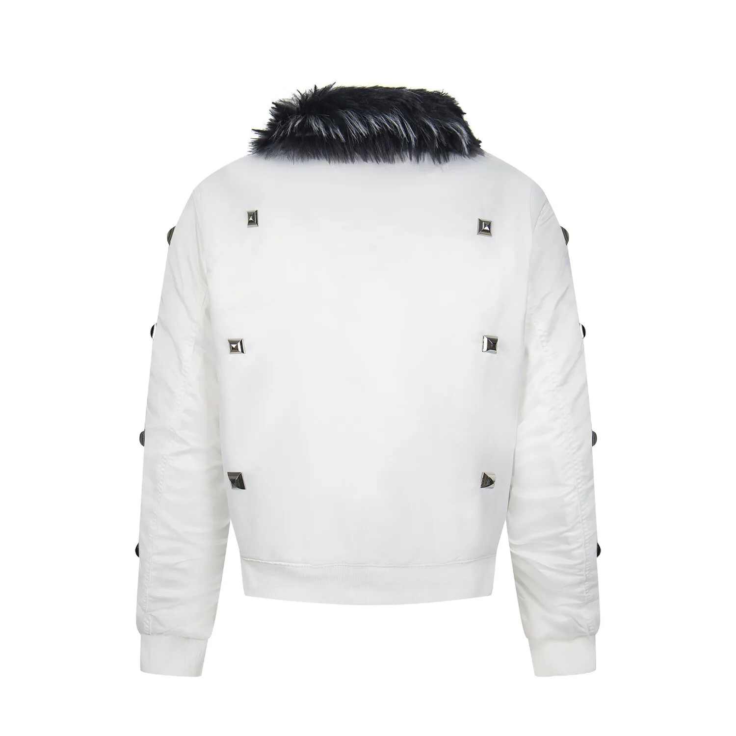 MWJLPWQ أزياء الشارع الأمريكي عالية الجودة تصميم مسمار النار القطن معاطف الذكور الفراء طوق تصميم القمم Modish 2025 شتاء 12916