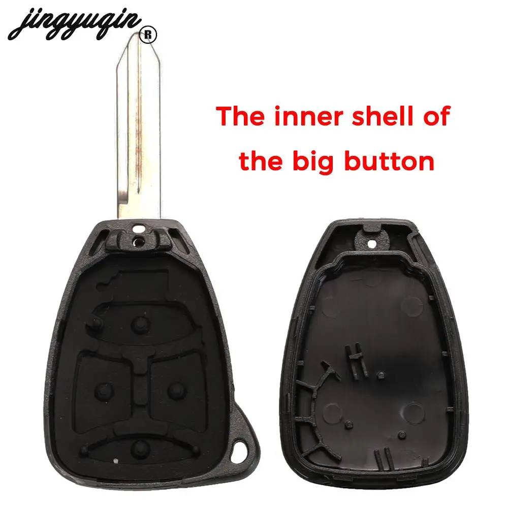 jingyuqin Remote Key Shell Case For Jeep Commander Grand Cherokee Chrysler Liberty Pacifica Sebrring Aspen 300 Town PT Cruiser