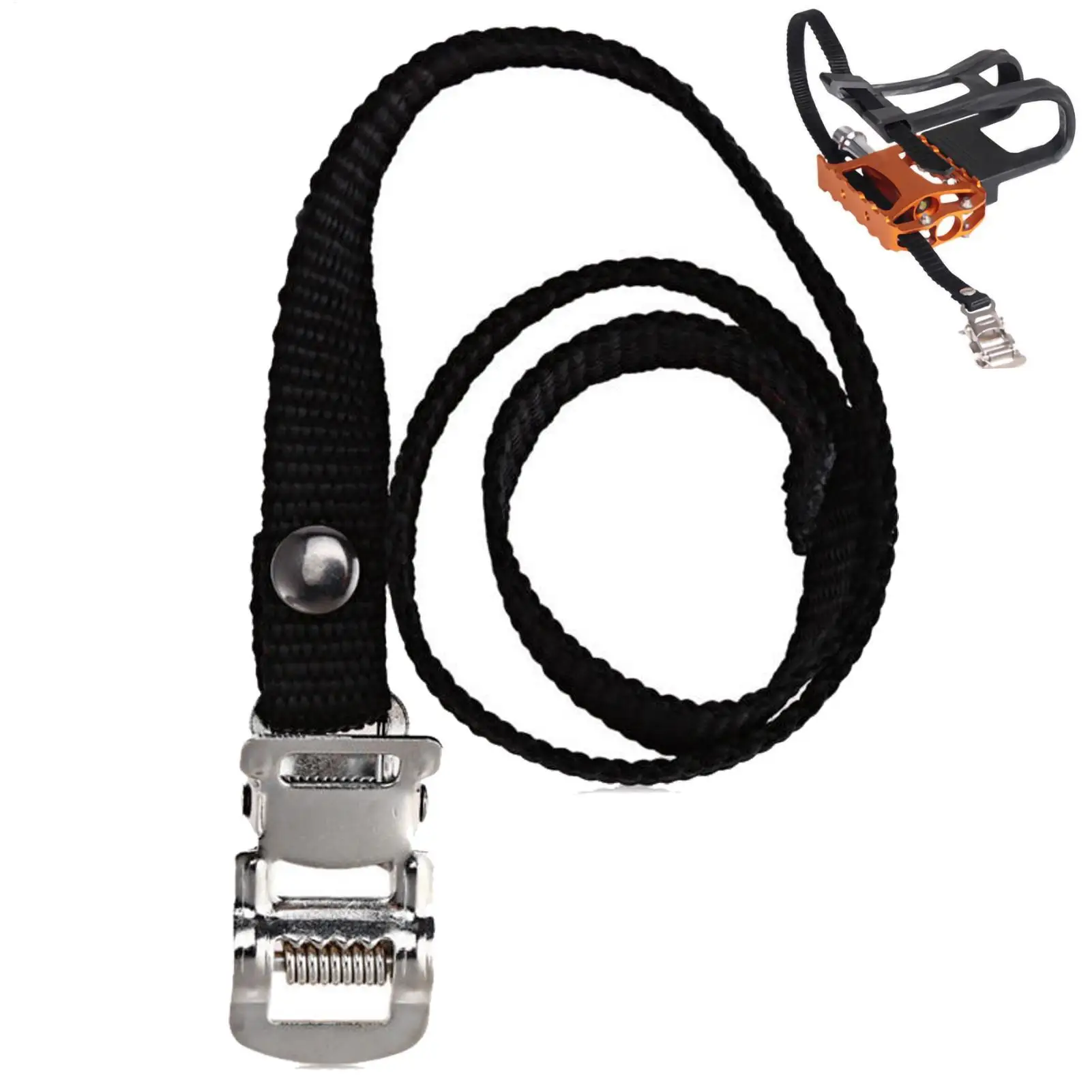 1/2 Stück Zehenclip-Riemen für Fahrradpedale, Fitness-Spinning-Bike, Fußplattengurte, Radfahren, Workout, Demo-Schuhe, Spitzenriemen