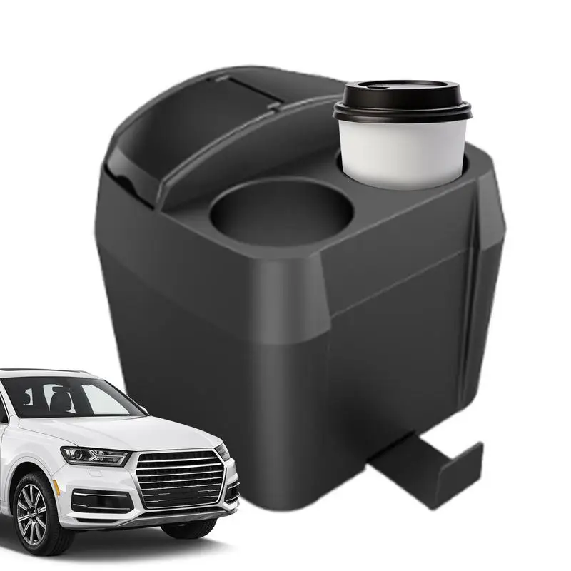 

Cup Holder Trash Can For Car Center Console Trash Container For Cars With Cup Holder Extra Large Waste Container Storage Box