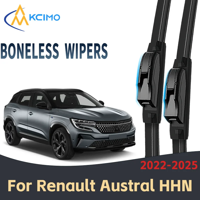 Original Quality 2pcs for Renault Austral 22-25 Wiper Blades Ultimate Silent Efficient Windshield Cleaners OE Standard Rubber