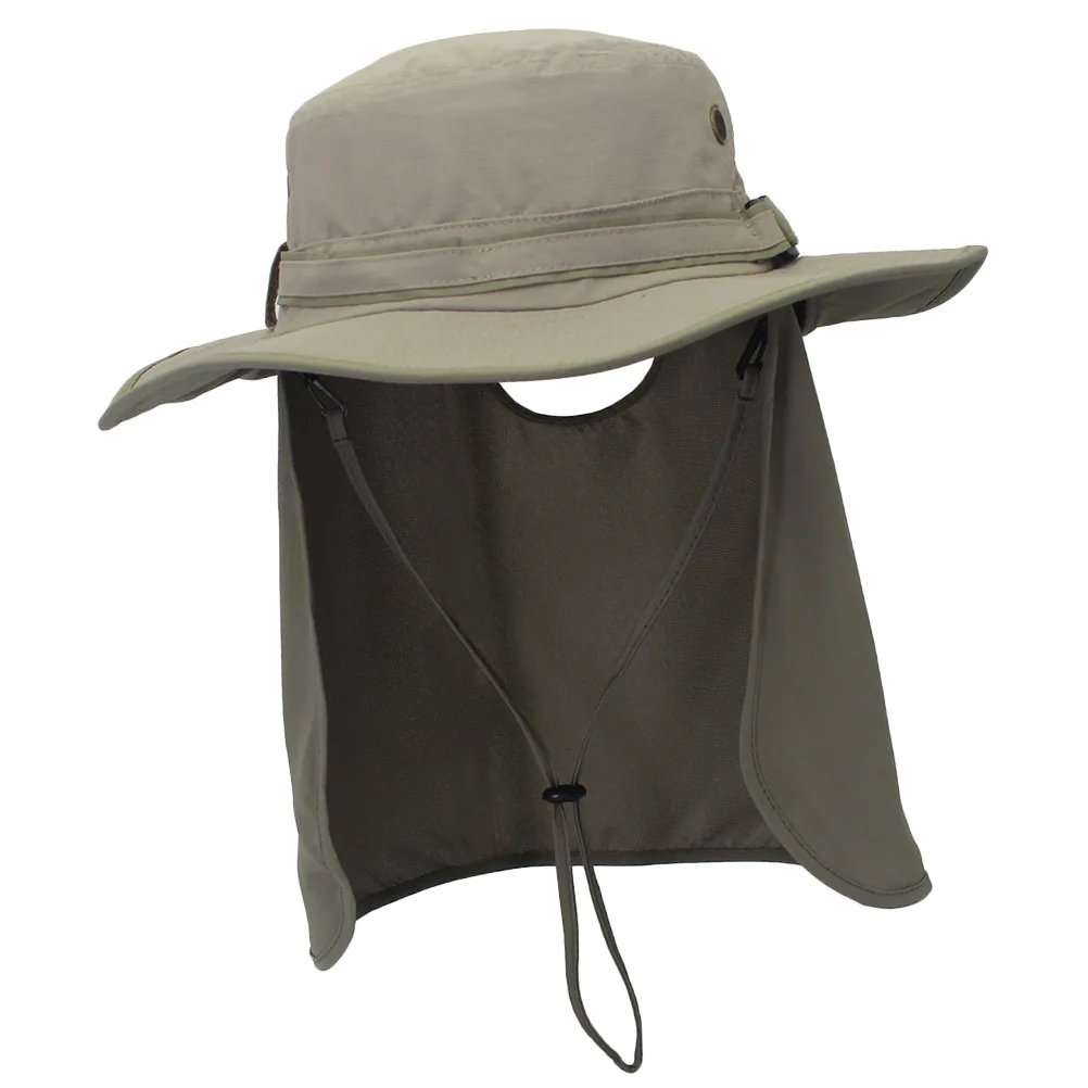 

Sun Protection Fisherman Hat Uv Blocking Wide Brim Outdoor Bucket Hat For Fishing Hiking Camping Lightweight Sunhat For