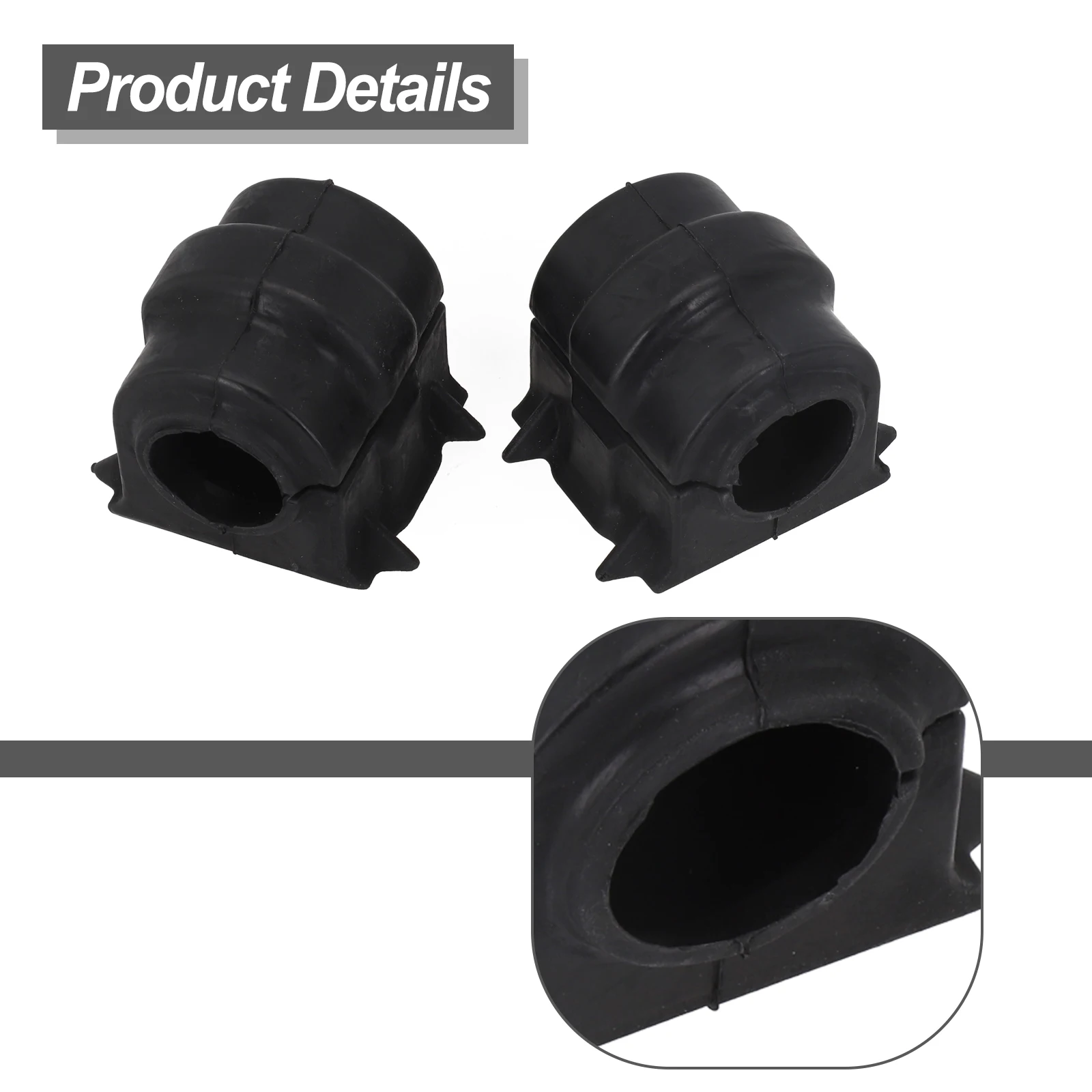 Buckle Insulator Bushing Front LH/RH 2 Pieces 2013-2019 For Ford DA8Z-5484-A DA8Z-5484-B Accessories Brand New