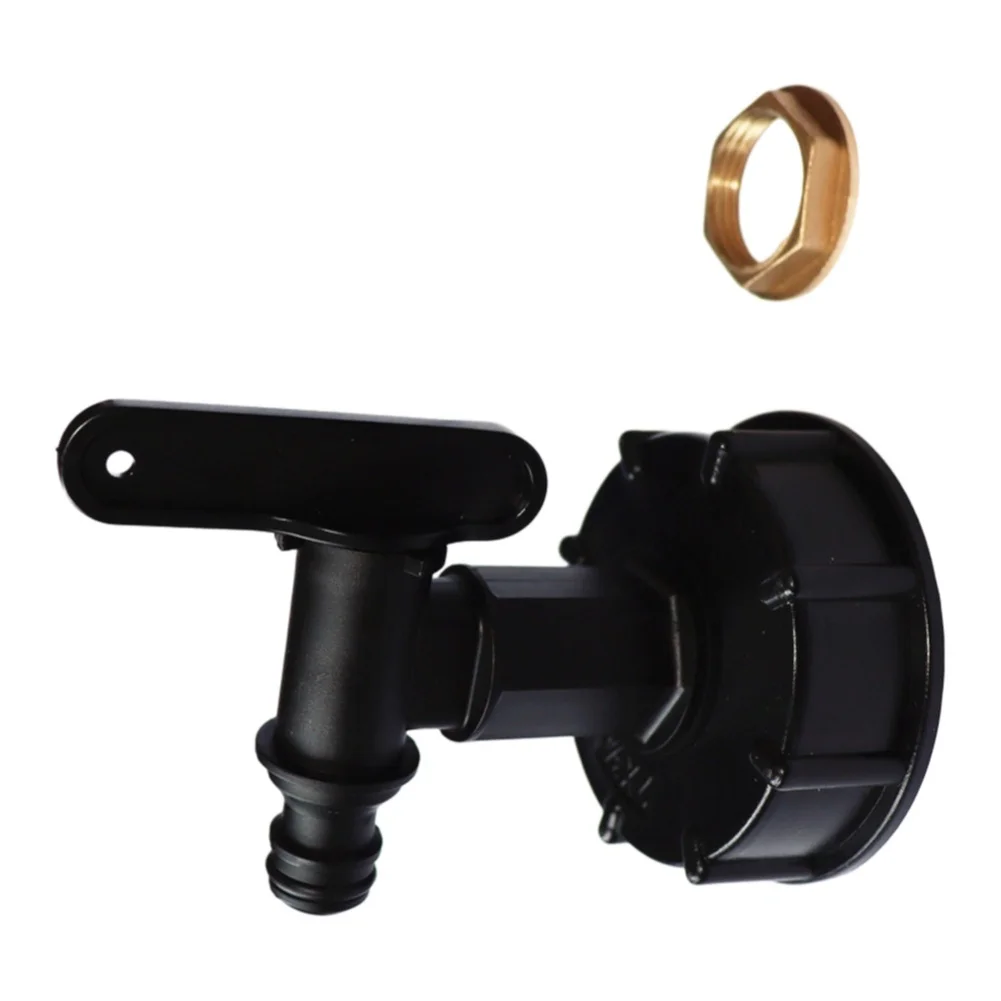 3/4 inch NPT Plastic Spigot Faucet Replacement for Drum and Bucket Water Dispensing Systems with Gasket Sealing