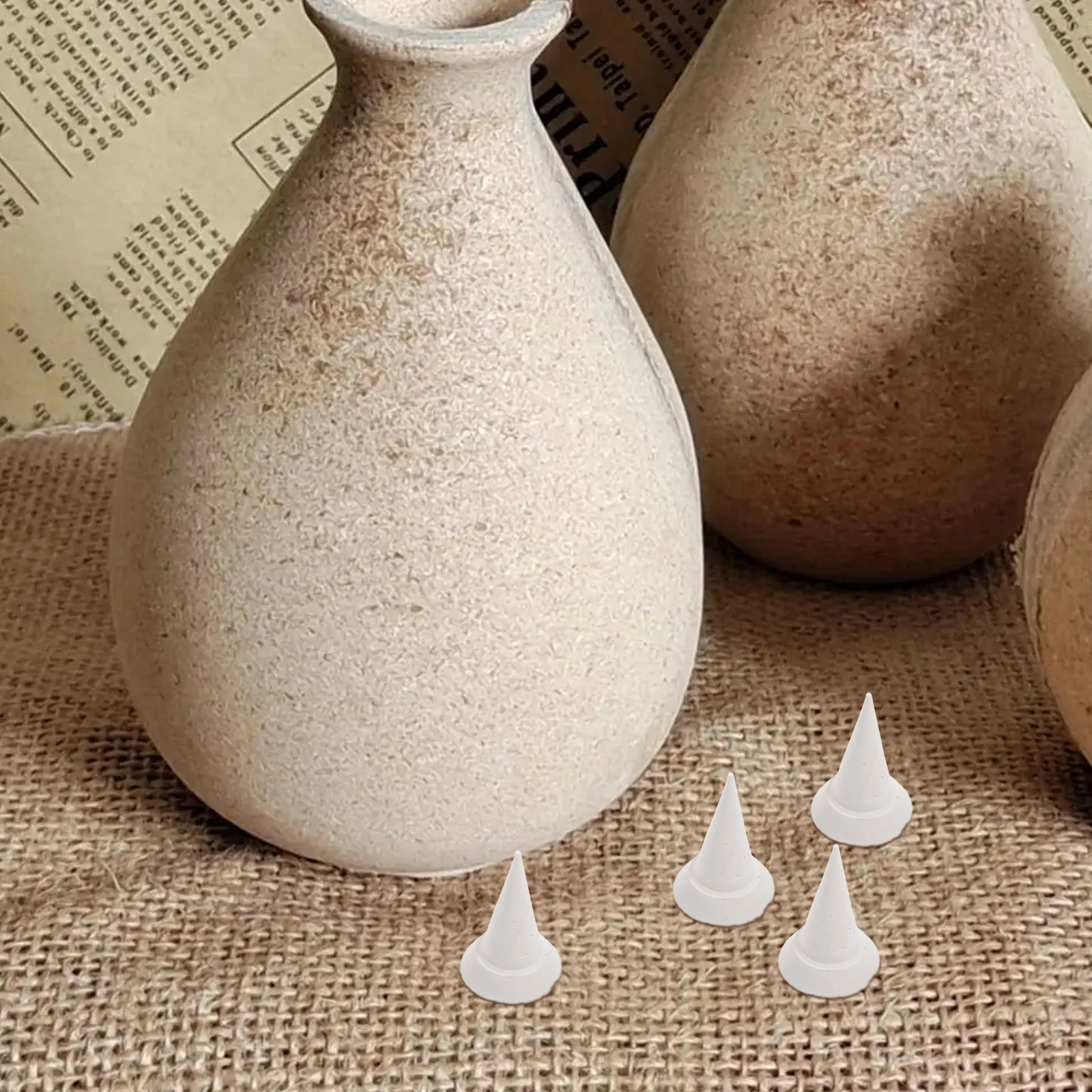 

20 Pcs Refractory Support Nails Firing Stilts for Pottery Ceramics Kiln Clay High Temperature Tools Alumina Durability