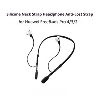 Silicone Anti Lost Earphones Rope for Huawei FreeBuds Pro 4/3/2 Bluetooth Wireless Headphone Cables Neck Sports String